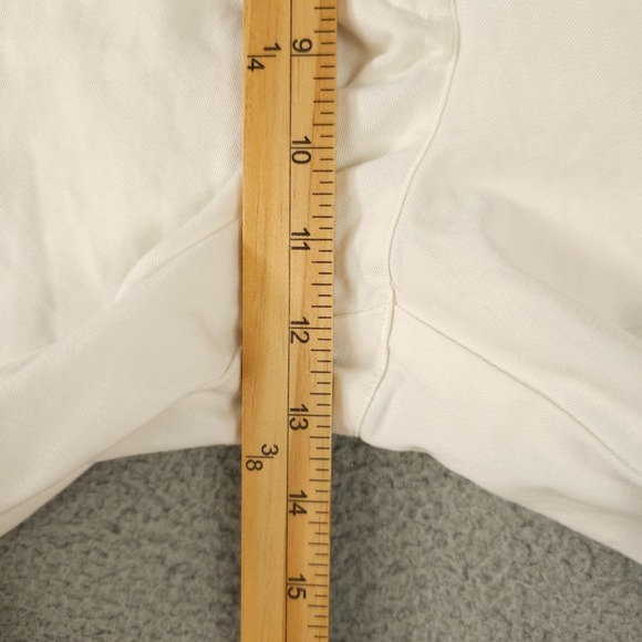 Vintage Lauren Ralph Lauren Pants Womens 12P White Pleated Front Straight Chinos - Picture 5 of 13